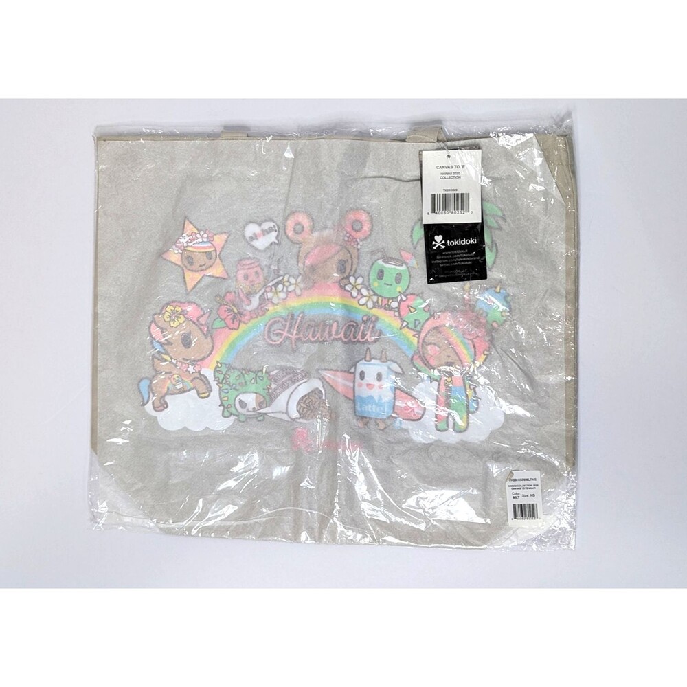 Tokidoki Hawaii 2020 Collection Canvas Tote Bag New Sealed